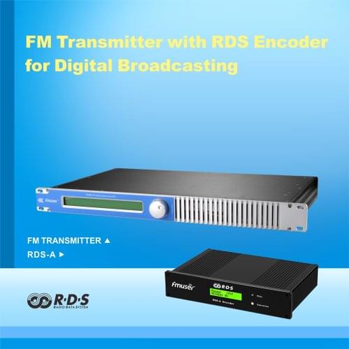 FMUSER 100W/150W 150watts Radio Broadcast FM Transmitter + RDS encoder with TA MPX in RDS OUT