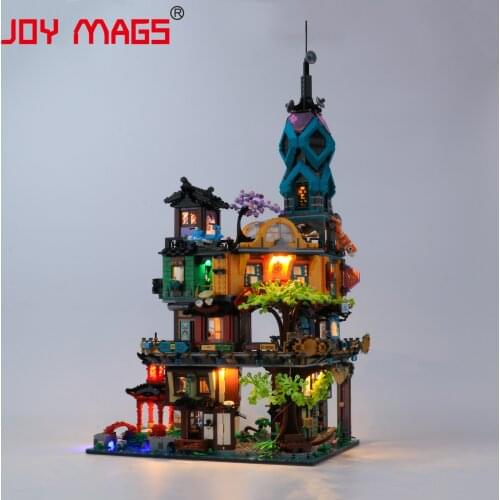 JOY MAGS Led Light Kit For 71741 City Gardens, (NOT Include Building Block Model)