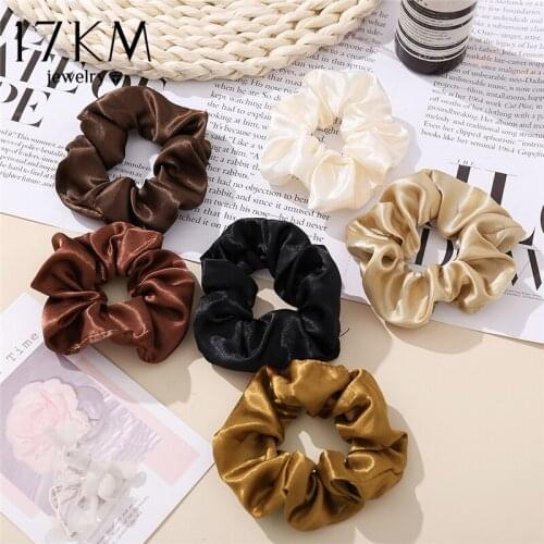 Fashion Scrunchies Hair Rope Women Girls Elastic Hair bands Trendy Rubber Band Bracelet Accessories Tie Hair Headdress