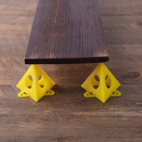 10Pcs Woodworking Painters Pyramid Stands Paint Tool Triangle Paint Pads Feet Woodworking Carpenter Tools