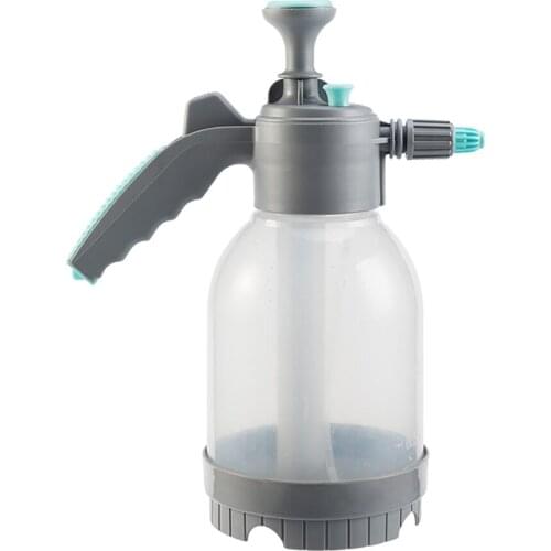 Garden 2L Pressure Spray Bottle Pneumatic Watering Can Gardening Tool Home Adjustable Flower Water Can Transparent Plant Kettle