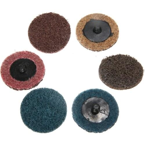 40Pcs 2" Sanding Discs Fine Medium Coarse Surface Conditioning Quick Change Disc with Roloc Disc Pad Holder For Sanding Abrasive