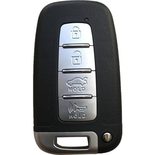 Replacement 4 Buttons Smart Key Card Shell Fob Case for Hyundai IX35 Sonata I30 for Kia Forte Sportage K2 K5 Car Key Accessories