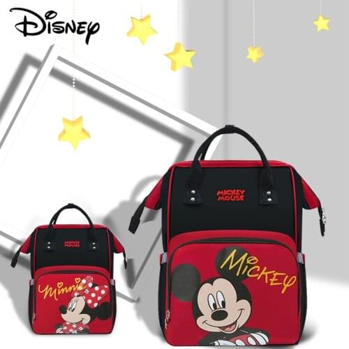 Disney Baby Diaper Bag USB Backpack Maternity Baby In Diaper Bag Large Capacity Mummy Diaper Bags Mummy Bag Nappy Bag Mommy New