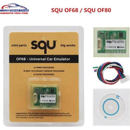 SQU OF68 OF80 Universal Car Emulator Multi-Cars MINI Parts Big Works 42 IMMO Programs 18 Seat OCCUPANCY SENSOR 8 TACHO PROGRAMS