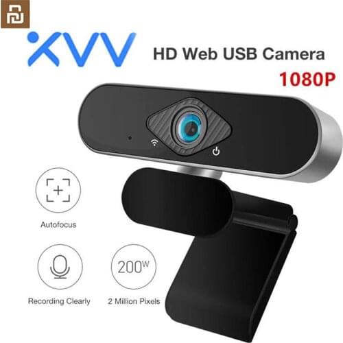 Xiaomi YouPin 1080P Webcam with Microphone 150 Wide Angle USB HD Camera Laptop Computer Webcast for Zoom YouTube Skype FaceTime