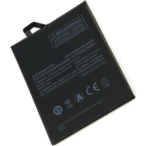 2pcs/lot BM50 Battery For Xiaomi Mi Max 2 Bateria Accumulator Battery 5200mAh