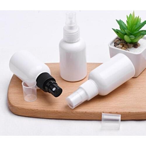 50pcs 100ml Empty Perfume Cosmetic Spray Bottles Sprayer Portable Travel Makeup Container Bottle Plastic Rangement Maquillage