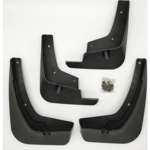 4PCS Car accessories Mudguard For 2015 JAC refine S2 Fender mud flaps Car-styling splash guards plate soft Plastic fender block