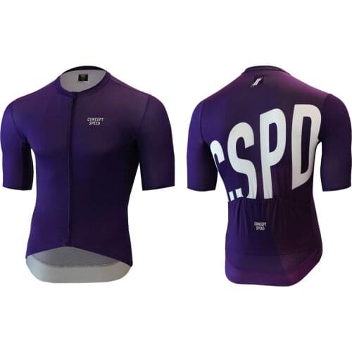 Concept Speed Men Cycling Jersey Short Sleeve MTB Cycle Clothes Pro Team Road Bicycle Tops Summer Quick Dry Bike Shirt Maillot