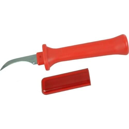 LS-56 German Style Cable Knife with fixed hook blade for sector cables