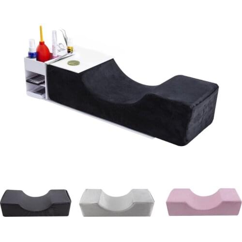 Quality Memory Foam Eyelash Extension Pillow Professional Special Flannel Salon Pillow Stand Grafted For Eyelash -Storage