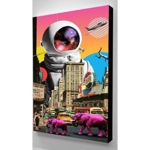 Canvas Paintings Wall Art 1panel Dream Metropolis Pop Home Decoration Poster Modern Bedside Background Modular Pictures Frame