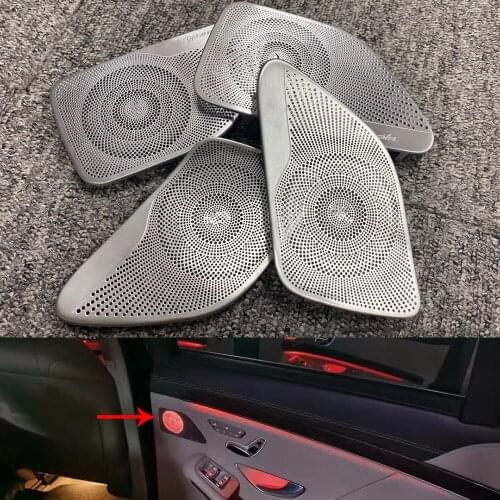 Door ambient light cover for Mercedes benz s class w222 neon light door audio speaker trim illuminate lamp