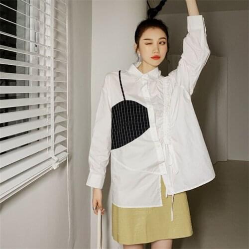 KUANGNAN Women's Plaid Shirts