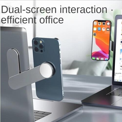 Multifunctional Extension Bracket Laptop Side Mount Connects MobilePhone Bracket Monitor Display Clip Adjustable Phone Stand Hot