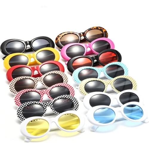 Oval sunglasses women retro fashion sun glasses sunshades unisex sunglasses men wholesale bulk