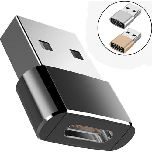 USB Type A Male to USB Type C Female Connector Adapter For Macbook USB To Type C OTG Adapter For iPhone 12 For Samsung Connector