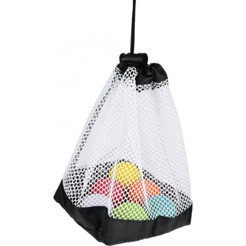 Durable Golf Mesh Nets Bag Scuba Dive Gear Golf Tennis Balls Carrying Holder Storage Drawstring Pouch can hold 36 golf balls