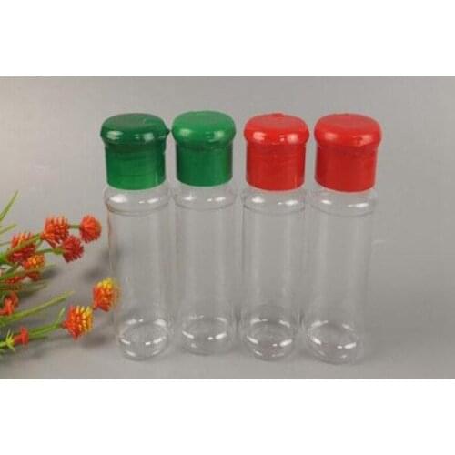 Translucent Plastic Seasoning Jar Salt&Pepper Shaker Kitchen Storage Bottle BBQ Tool Cooking Accessories