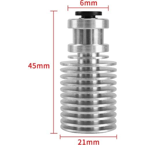1 set 1.75mm Heatsink Extruder Radiator w/Spring Clip for Prusa I3 MK3 3D Printer Upgrade Accessories