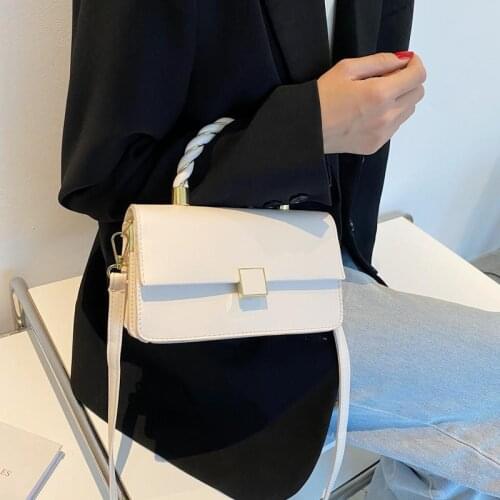 Crossbody Bag Women Handbag Purse Shoulder Bag Female Designer Women Bag Fashion 2021 New Trend PU Leather Simple Solid Color