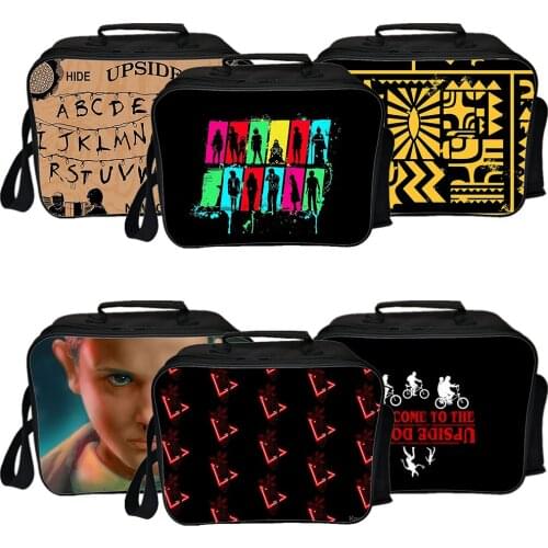 Stranger Things Lunch Bag Boy Girl School Portable Lunch Bags Children Picnic Box Men Women Lunch Box Tote Food Bags Bento Box