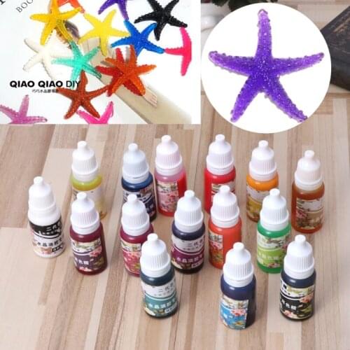UV Resin Ultraviolet Curing Resin Liquid Pigment Dye Handmade Art Craft 15 Color