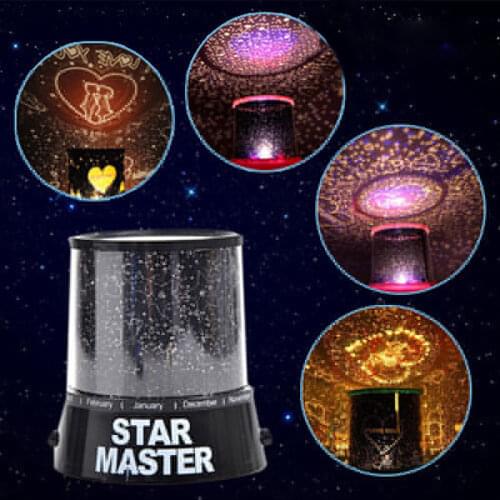 USB Smart Bedside Lamp LED Table Lamp Romantic LED Cosmos Star Master Sky Starry Night Projector Bed Light Lamp Gift Hot