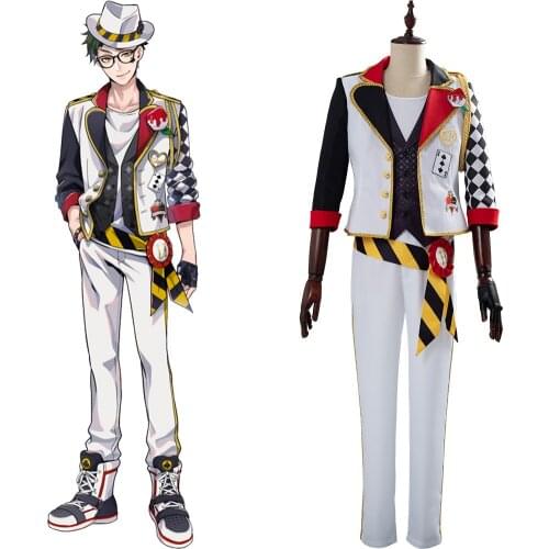 Twisted-Wonderland Trey Cosplay Alice Movie in Wonderland Costume Halloween Carnival Costumes Suit Custom