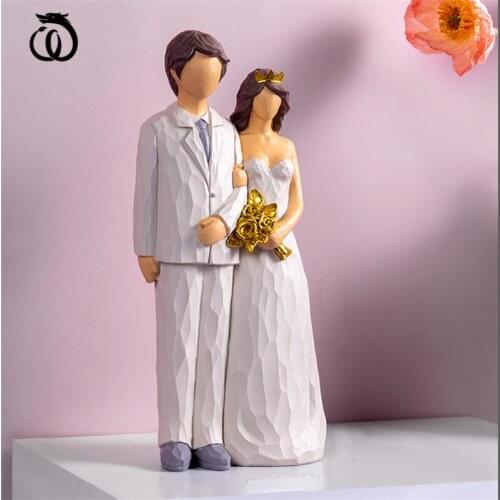 WU CHEN LONG Modern Abstract Figure Family Art Sculpture Beauty Statue Resin Craft Home Decorations Souvenir Birthday Gift R6711