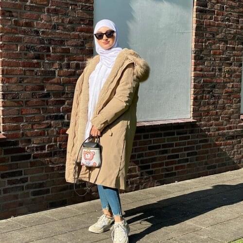 New Winter Long Coat Women Warm Thickness Hooded Parkas Plus Size Large Fur Collar Embroidery Jackets Padded Coats