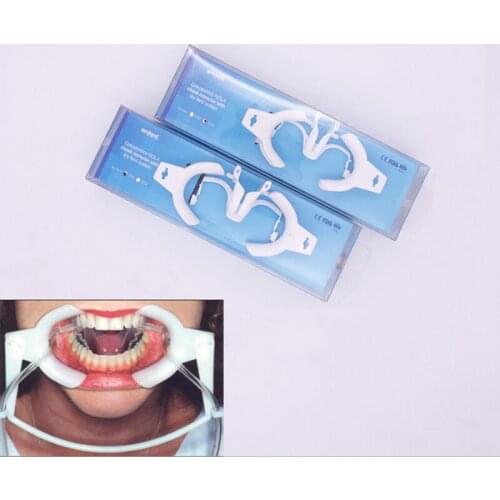 1pcs Dental retractor with sub saliva Intraoral Lip Cheek Retractor Mouth Opener Cheek Expand Dentistry Oral Dry Field