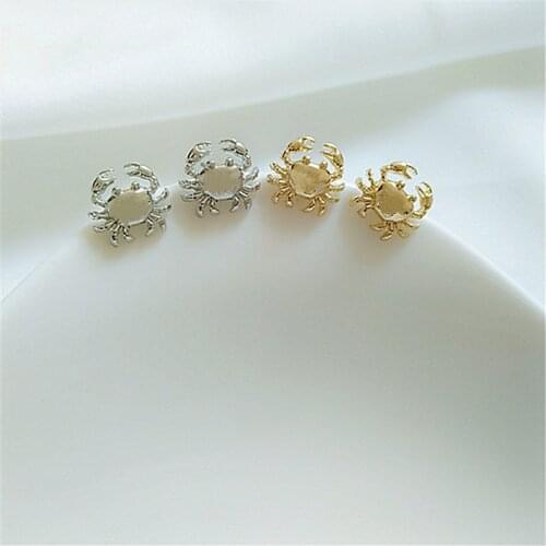 20 pair /lot jewelry fashion jewelry metal small crab earrings for women