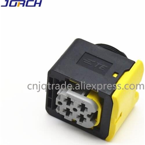 5 sets 4 pin Quality Guaranteed 2-1418390-1 yellow+gray auto female 4 pin IP67 automotive electrical connector