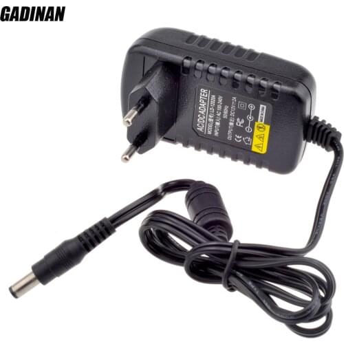 Gadinan 12V 2A AC 100V-240V Converter Adapter DC 12V 2A 2000mA Power Supply EU UK AU US Plug 5.5mm x 2.1mm for CCTV IP Camera