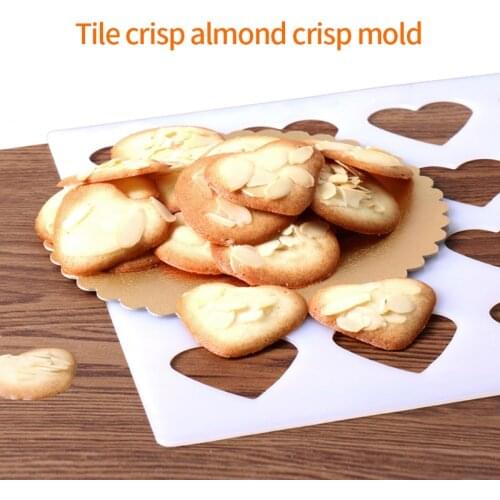 Acrylic Geometric Patterns Chocolate Cake Cookie Biscuit Mold Chip Crisp Mold Baking Mat Fondant Cake Decorating Tool