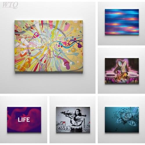 Anime Posters Abstract Watercolor Printed Wall Poster Canvas Painting Wall Decor Posters Wall Art Picture Home Decor Room Decor