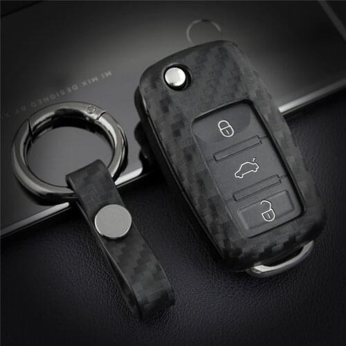 Car Remote Key Case Cover For Skoda Octavia Fabia Karoq Kodiaq Superb Rapid 1 2 3 A5 For Seat For VW Key Ring Shell Accessories