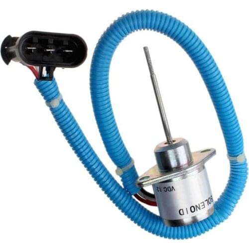 Diesel Stop Solenoid 96-153-01K 9615301K 12V with 3 Ternimals Fit for Carrier Truck APU CT2-29 Model PC6000