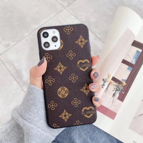 M-A475 Luxury leather Case For iPhone 12 Mini 11 Pro Max XR X XS Max for iPhone 7 8 Plus Fashion Lattice Pattern Cover Cases