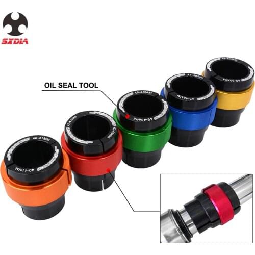 Motorcycle CNC Universal 40MM-50MM Front Fork Seal Driver Shock Absorber Oil Tooling For YAMAHA KTM HONDA SUZUKI KAWASAKI