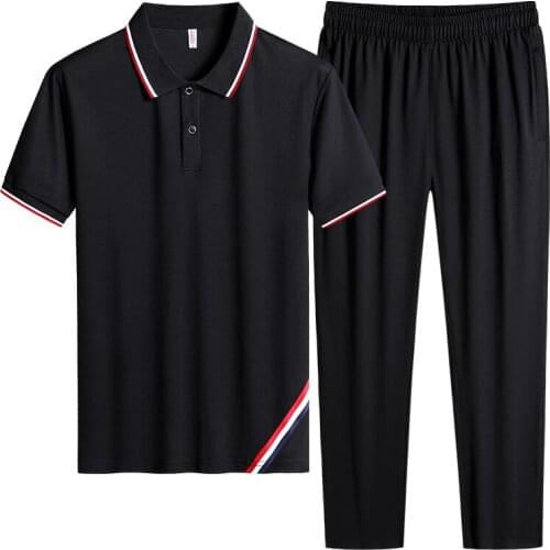 Men Outfit Set M-8XL Tracksuit Men Sets Sweat Suit Jogger Set Sport Pants Men Summer Suit Two-piece Fashion Fitness Jump Suit