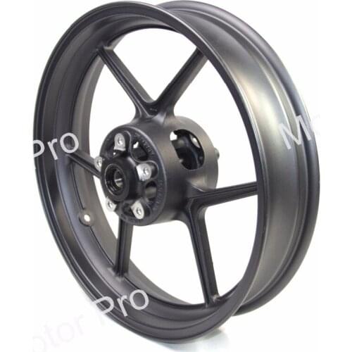 NINJA ZX-10R Front Wheel Rim For KAWASAKI ZX10R 2004 2005 Motorcycle Accessoires CNC Aluminum ER6N Z750 Z800 Z1000SX 04 05 BLACK