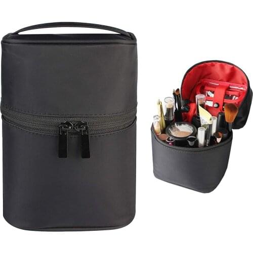 Portable Travel Makeup Toiletry Cosmetic Bag Home Beauty Tools Organizer Bag Dopp Kit Pouch Wash Storage Accessories for Women