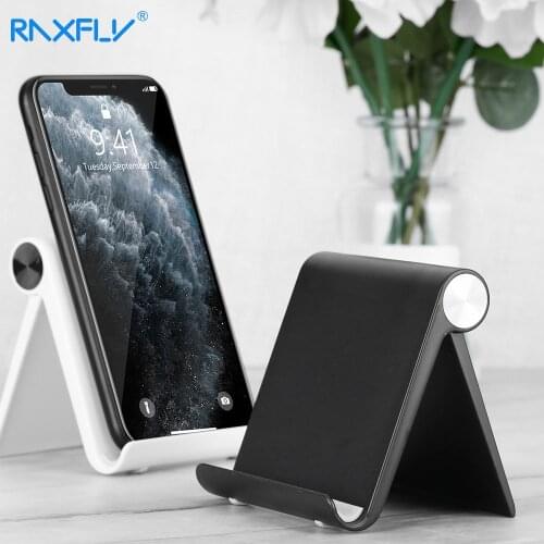 RAXFLY Mobile Phone Holder Tablet Stand For iPhone 11 iPad Mini Desktop Cell Smart Phone Support Portable Desk Stand for Xiaomi