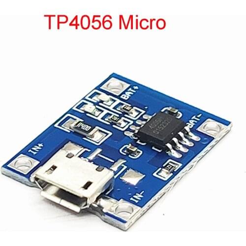 TP4056 1A MICRO Port Mike USB Lipo Battery Charging Board Charger Module lithium battery DIY