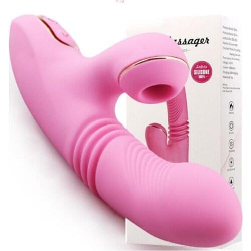 Clitoral Sucking Vibrator Rabbit Heating Dildo Vibrators G Spot Massager Clitoris Stimulation Adult Sex Toy for Women