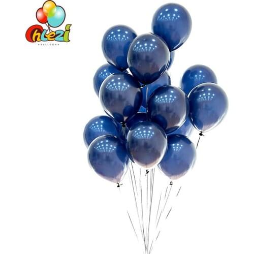 12 Inch Noctilucan Blue Latex Balloon Wedding Engagement Birthday Party Decoration Shower 18 Inch blue Heart Foil Ballons