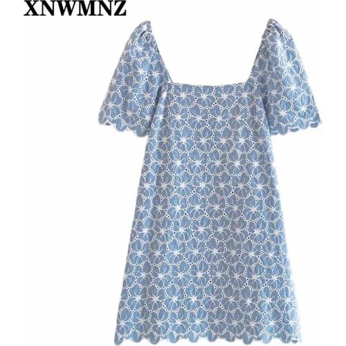 XNWMNZ Summer Short Sleeve Dresses